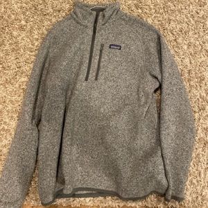 Mens Patagonia quarter zip fleece jacket! size Large